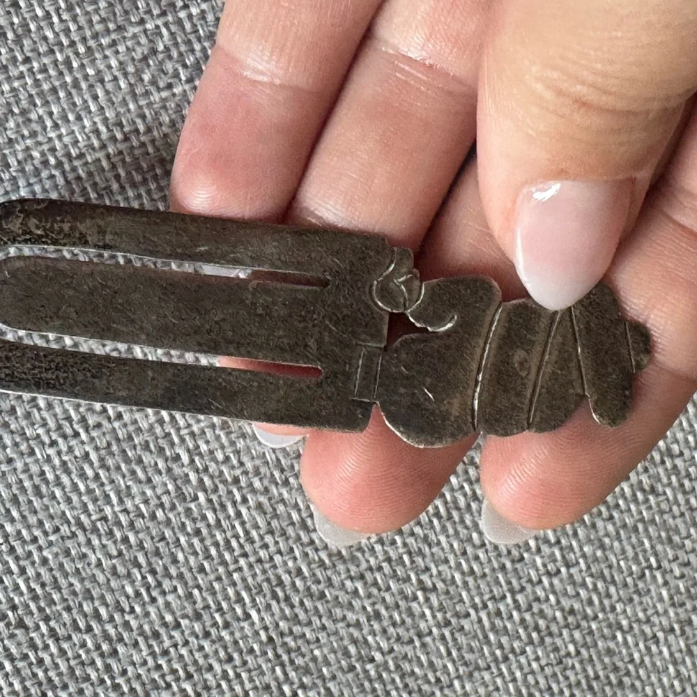 Vintage Sterling Silver Mexican Paidano Bookmark